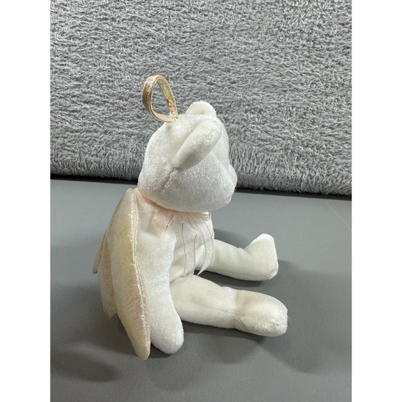 VINTAGE 90s Beanie Baby Lot Bear Rabbit Blue Pink Halo Angel Retired Collectible - Picture 3 of 16